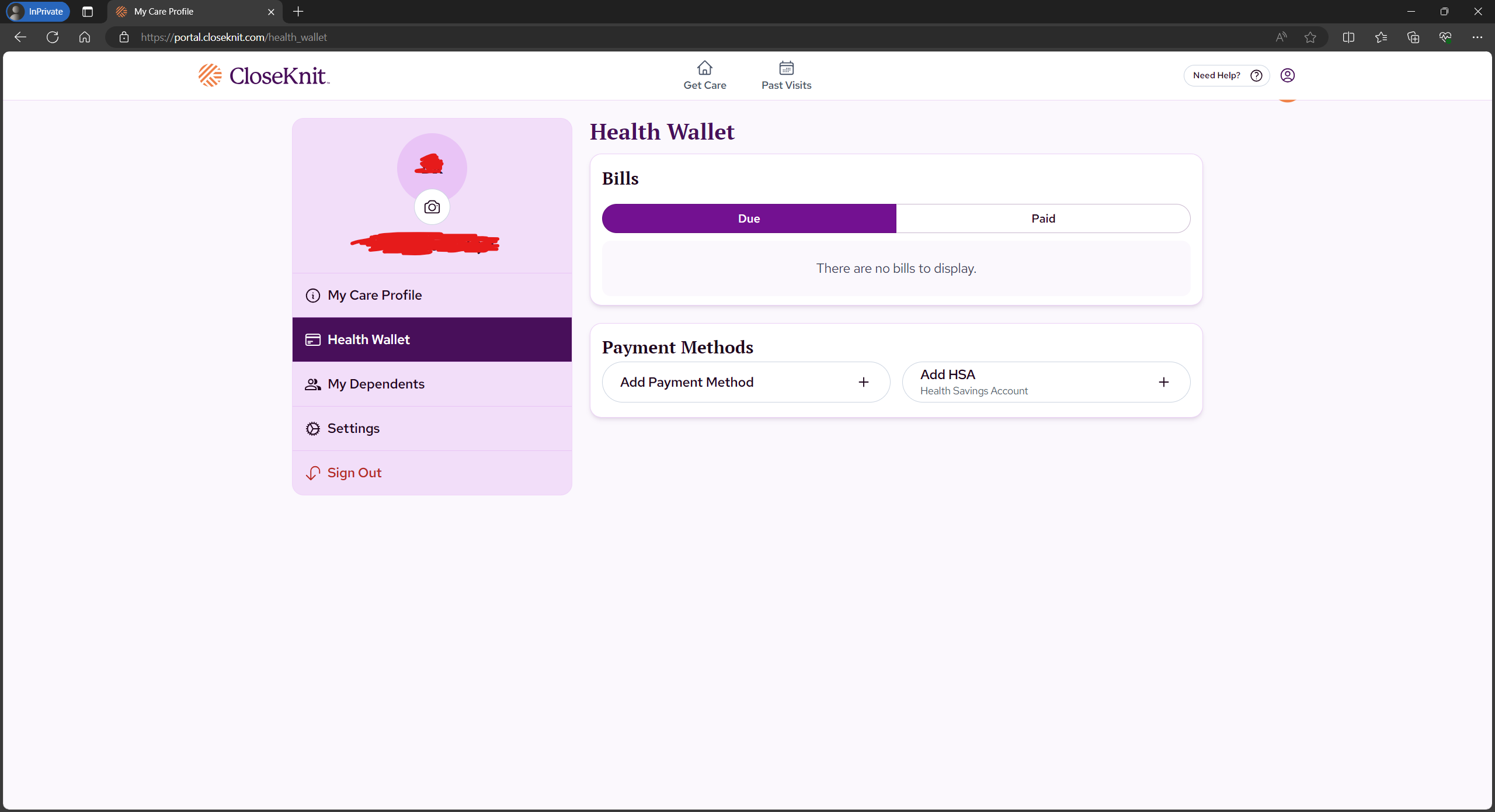 Health wallet screen.png